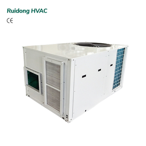 28kw 35kw 50kw وحدة مكيف الهواء التجاري على السطح مع إمدادات أفقية
