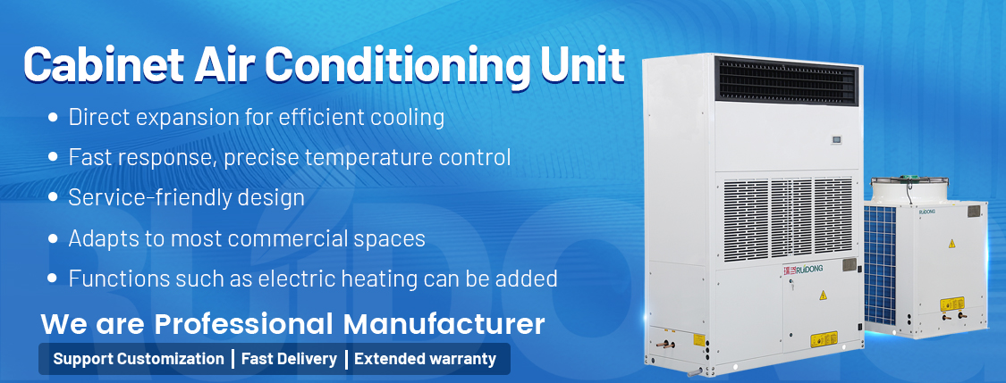 الشكل 1 - مزايا وحدة تكييف الهواء من نوع خزانة Ruidong